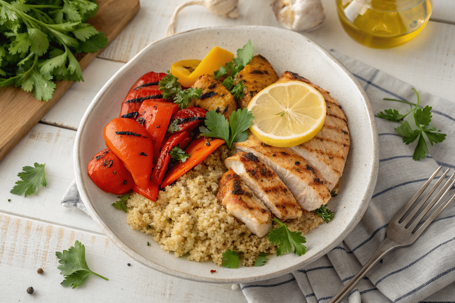 Healthy recipes with simple, nutritious ingredients